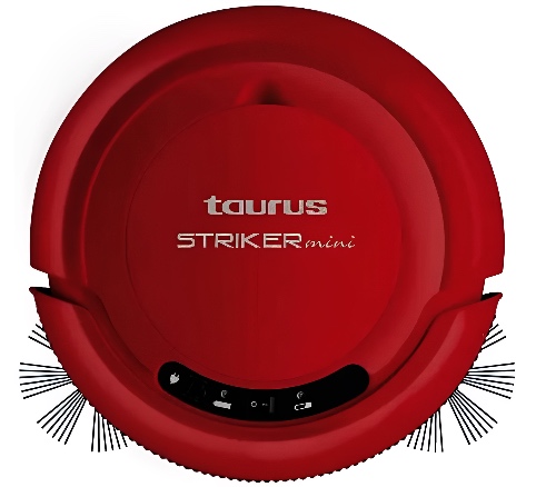 Aspirator robot Taurus Striker Mini. Aspirare/stergere,75 min,rosu